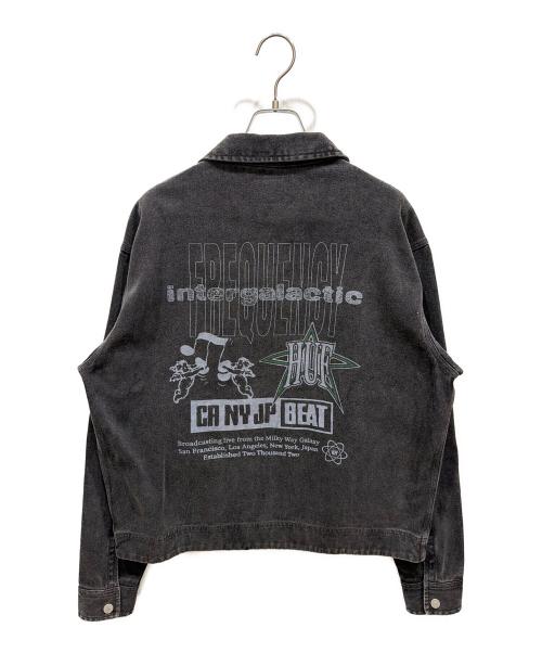 HUF（ハフ）HUF (ハフ) ジップデニムジャケット グレー サイズ:SIZE Sの古着・服飾アイテム