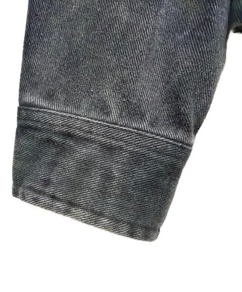 HUF（ハフ）HUF (ハフ) ジップデニムジャケット グレー サイズ:SIZE Sの古着・服飾アイテム