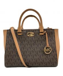 MICHAEL KORS（マイケルコース）の古着「総柄トートバッグ」｜ブラウン