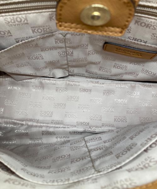 MICHAEL KORS（マイケルコース）MICHAEL KORS (マイケルコース) 総柄トートバッグ ブラウンの古着・服飾アイテム