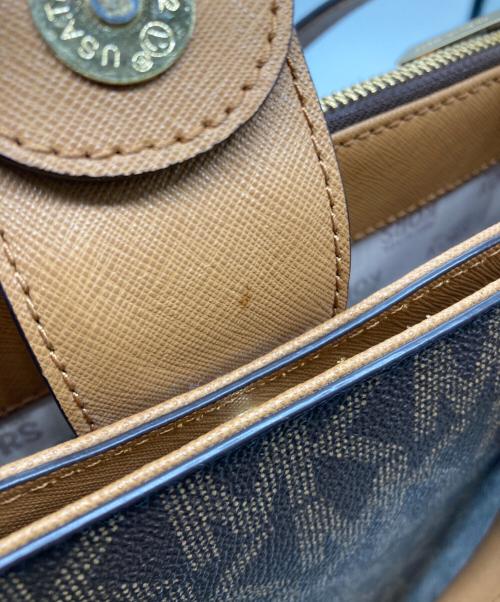 MICHAEL KORS（マイケルコース）MICHAEL KORS (マイケルコース) 総柄トートバッグ ブラウンの古着・服飾アイテム