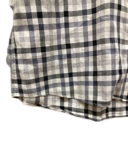 BURBERRY BLACK LABEL（バーバリーブラックレーベル）BURBERRY BLACK LABEL (バーバリーブラックレーベル) チェックシャツ グレー サイズ:SIZE 3の古着・服飾アイテム