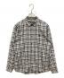 BURBERRY BLACK LABEL（バーバリーブラックレーベル）の古着「チェックシャツ」｜グレー