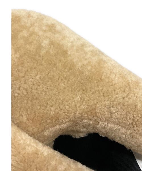 Saint Laurent Paris（サンローランパリ）Saint Laurent Paris (サンローランパリ) リアルシープムートン・ボア チェスターコート ベージュ サイズ:SIZE 50の古着・服飾アイテム