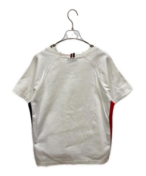Thom Browne（トムブラウン）Thom Browne (トムブラウン) トリコロールサイドラインTシャツ ホワイト サイズ:1の古着・服飾アイテム