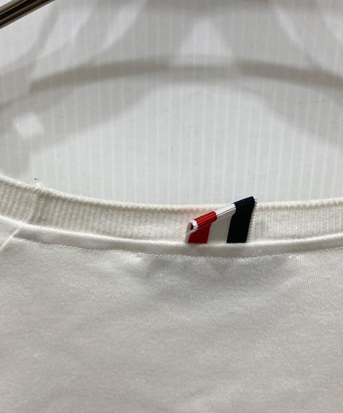 Thom Browne（トムブラウン）Thom Browne (トムブラウン) トリコロールサイドラインTシャツ ホワイト サイズ:1の古着・服飾アイテム