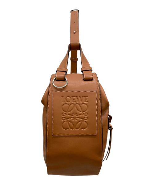 LOEWE（ロエベ）LOEWE (ロエベ) ハンモック ミディアム レザーバッグ ブラウンの古着・服飾アイテム