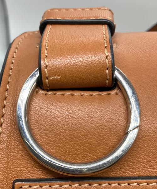 LOEWE（ロエベ）LOEWE (ロエベ) ハンモック ミディアム レザーバッグ ブラウンの古着・服飾アイテム