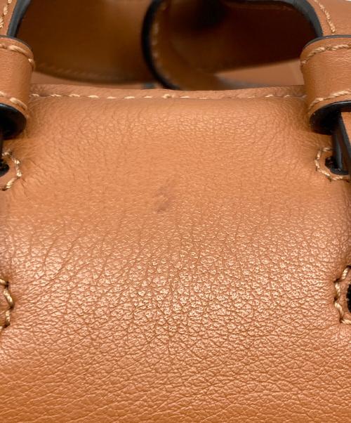 LOEWE（ロエベ）LOEWE (ロエベ) ハンモック ミディアム レザーバッグ ブラウンの古着・服飾アイテム