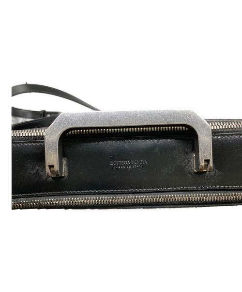 BOTTEGA VENETA（ボッテガベネタ）BOTTEGA VENETA (ボッテガベネタ) イントレチャート ブリーフケース ブラックの古着・服飾アイテム
