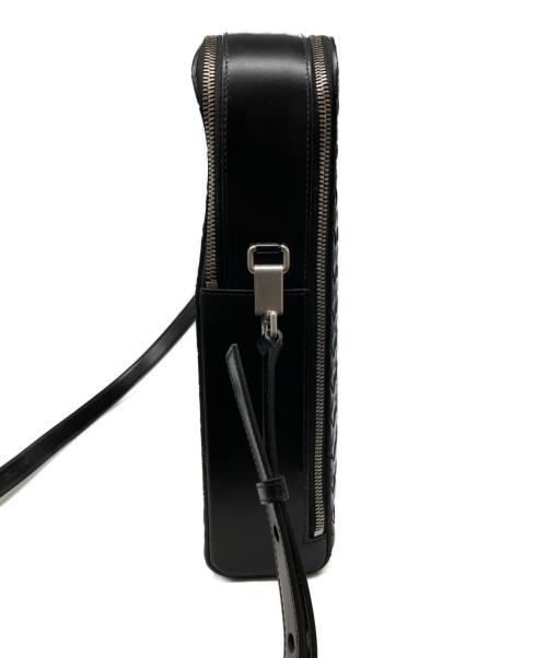 BOTTEGA VENETA（ボッテガベネタ）BOTTEGA VENETA (ボッテガベネタ) イントレチャート ブリーフケース ブラックの古着・服飾アイテム