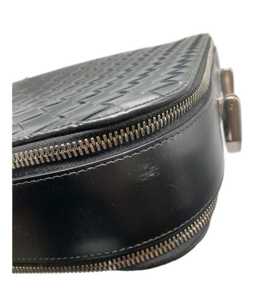 BOTTEGA VENETA（ボッテガベネタ）BOTTEGA VENETA (ボッテガベネタ) イントレチャート ブリーフケース ブラックの古着・服飾アイテム