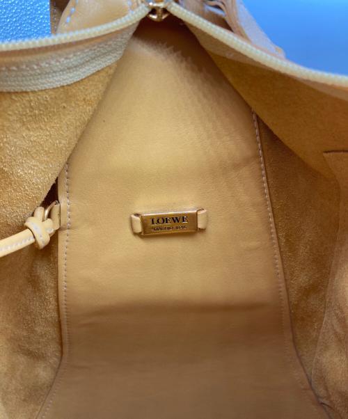 LOEWE（ロエベ）LOEWE (ロエベ) レザーリュック　アントン イエローの古着・服飾アイテム