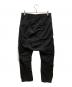 RICK OWENS (リックオウエンス) WALRUS ドローコードサルエルパンツ ブラック サイズ:SIZE40：20000円