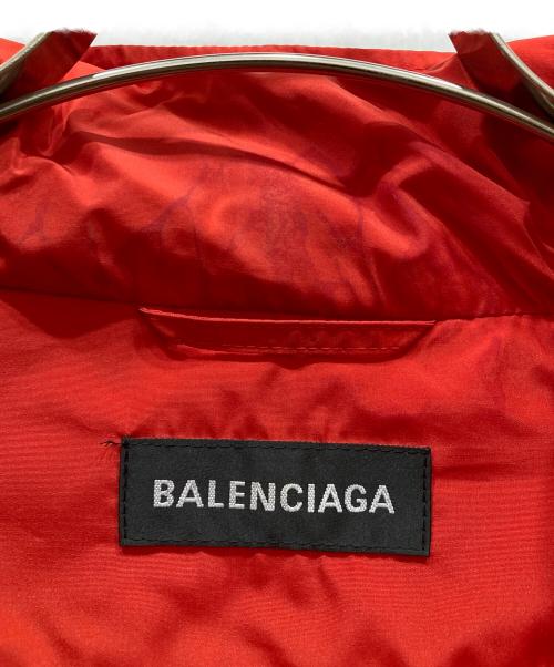 BALENCIAGA（バレンシアガ）BALENCIAGA (バレンシアガ) バックロゴプリントナイロンブルゾン Back Logo Nylon Jacket レッド サイズ:50の古着・服飾アイテム