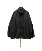 BALENCIAGAバレンシアガ）の古着「バックロゴプリントナイロンブルゾン Back Logo Nylon Jacket」｜ブラック