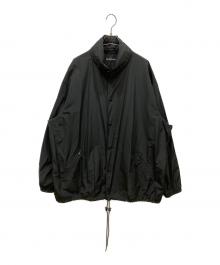 BALENCIAGA（バレンシアガ）の古着「バックロゴプリントナイロンブルゾン Back Logo Nylon Jacket」｜ブラック