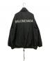 BALENCIAGA (バレンシアガ) バックロゴプリントナイロンブルゾン Back Logo Nylon Jacket ブラック サイズ:SIZE 50：40000円
