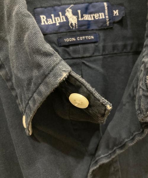 POLO RALPH LAUREN（ポロ・ラルフローレン）POLO RALPH LAUREN (ポロ・ラルフローレン) 切替ボタンダウンシャツ ネイビー サイズ:SIZE Mの古着・服飾アイテム
