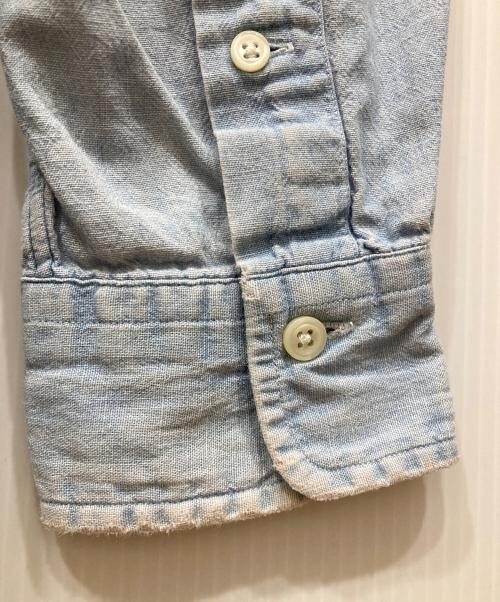 POLO RALPH LAUREN（ポロ・ラルフローレン）POLO RALPH LAUREN (ポロ・ラルフローレン) 切替ボタンダウンシャツ ネイビー サイズ:SIZE Mの古着・服飾アイテム