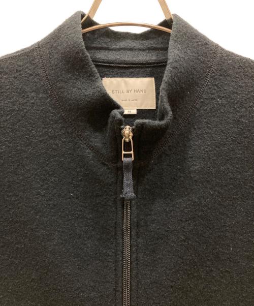 STILL BY HAND（スティルバイハンド）STILL BY HAND (スティルバイハンド) ウールナイロンジップベスト ネイビー サイズ:SIZE 48の古着・服飾アイテム