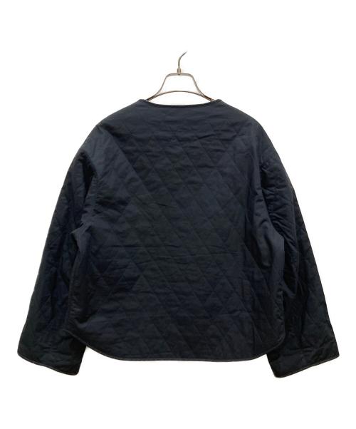 ORCIVAL（オーシバル）ORCIVAL (オーシバル) ノーカラー ジャケット キルティング アウター ネイビー サイズ:SIZE 1の古着・服飾アイテム