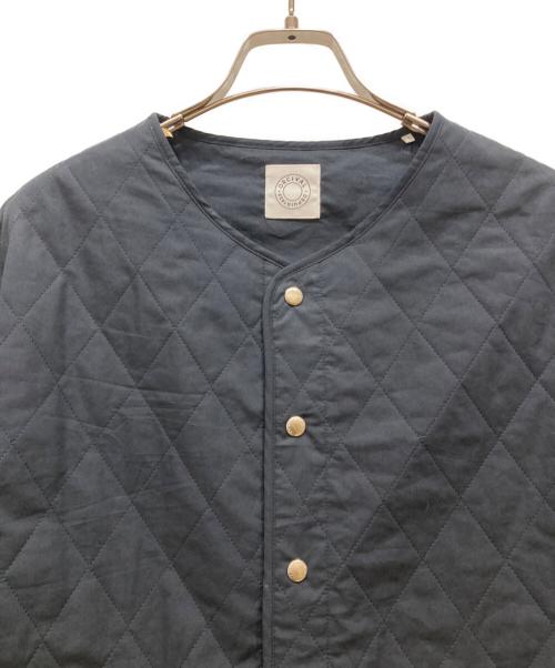 ORCIVAL（オーシバル）ORCIVAL (オーシバル) ノーカラー ジャケット キルティング アウター ネイビー サイズ:SIZE 1の古着・服飾アイテム