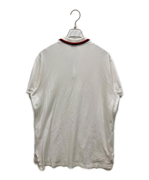 POLO RALPH LAUREN（ポロ・ラルフローレン）POLO RALPH LAUREN (ポロ・ラルフローレン) 襟ラインポロシャツ ホワイト サイズ:SIZE XLの古着・服飾アイテム