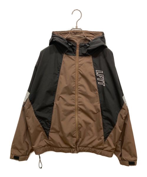 LFYT（エルエフワイティー）LFYT (エルエフワイティー) REFLECTOR TRACK JACKET ブラウン×ブラック サイズ:SIZE Lの古着・服飾アイテム