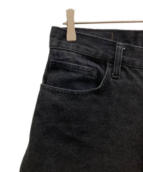 X-LARGE（エクストララージ）X-LARGE (エクストララージ) STITCHED LOGO DENIM SHORTS ブラック サイズ:SIZE 76cm (W30)の古着・服飾アイテム