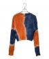DIESEL (ディーゼル) タイダイウォッシュVネックニット オレンジ×ブルー サイズ:SIZE S：8000円