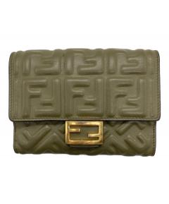 中古・古着通販】FENDI (フェンディ) ズッカ柄 がま口コンパクト