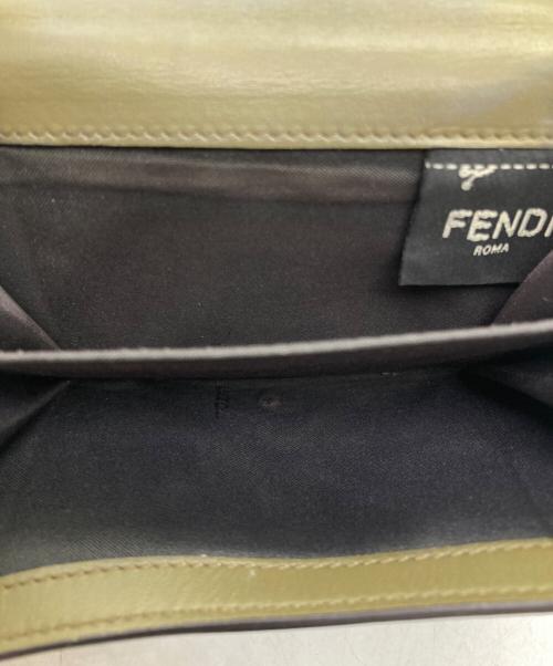 FENDI（フェンディ）FENDI (フェンディ) バゲット ミディアムウォレット ズッカ カーキの古着・服飾アイテム