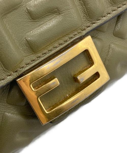 FENDI（フェンディ）FENDI (フェンディ) バゲット ミディアムウォレット ズッカ カーキの古着・服飾アイテム
