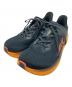 asics（アシックス）の古着「ランニングシューズ」｜ブラック×オレンジ