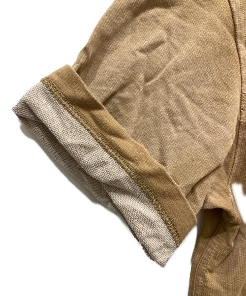 COMME des GARCONS HOMME（コムデギャルソン オム）COMME des GARCONS HOMME (コムデギャルソン オム) 半袖ジップポロシャツ ベージュ サイズ:Ⅿの古着・服飾アイテム