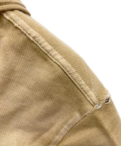 COMME des GARCONS HOMME（コムデギャルソン オム）COMME des GARCONS HOMME (コムデギャルソン オム) 半袖ジップポロシャツ ベージュ サイズ:Ⅿの古着・服飾アイテム