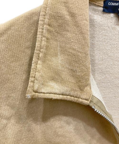 COMME des GARCONS HOMME（コムデギャルソン オム）COMME des GARCONS HOMME (コムデギャルソン オム) 半袖ジップポロシャツ ベージュ サイズ:Ⅿの古着・服飾アイテム