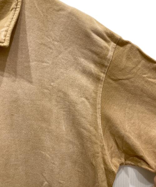 COMME des GARCONS HOMME（コムデギャルソン オム）COMME des GARCONS HOMME (コムデギャルソン オム) 半袖ジップポロシャツ ベージュ サイズ:Ⅿの古着・服飾アイテム