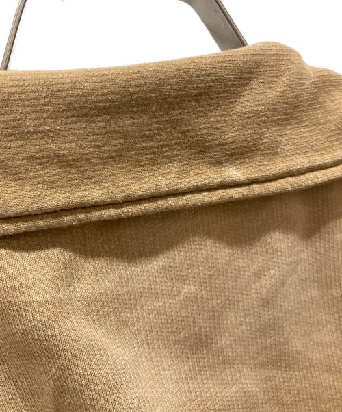 COMME des GARCONS HOMME（コムデギャルソン オム）COMME des GARCONS HOMME (コムデギャルソン オム) 半袖ジップポロシャツ ベージュ サイズ:Ⅿの古着・服飾アイテム