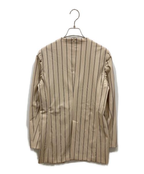 DES PRES（デ プレ）DES PRES (デ プレ) ストライプジャケット ベージュ サイズ:SIZE 36の古着・服飾アイテム