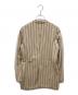 DES PRES (デ プレ) ストライプジャケット ベージュ サイズ:SIZE 36：5000円