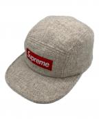 SUPREMEシュプリーム）の古着「Harris Tweed Camp Cap」｜グレー