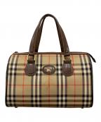 Burberry'sバーバリーズ）の古着「ミニボストンバッグ」｜ベージュ