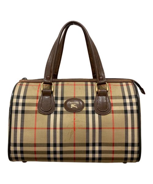 Burberry's（バーバリーズ）Burberry's (バーバリーズ) ミニボストンバッグ ベージュの古着・服飾アイテム