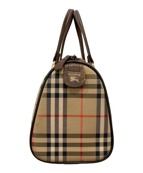 Burberry's（バーバリーズ）Burberry's (バーバリーズ) ミニボストンバッグ ベージュの古着・服飾アイテム