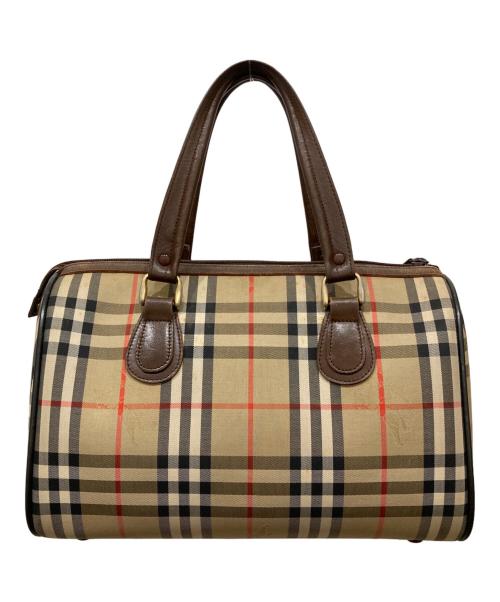 Burberry's（バーバリーズ）Burberry's (バーバリーズ) ミニボストンバッグ ベージュの古着・服飾アイテム