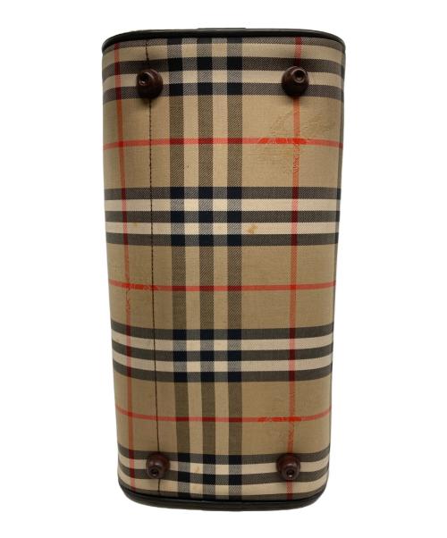 Burberry's（バーバリーズ）Burberry's (バーバリーズ) ミニボストンバッグ ベージュの古着・服飾アイテム