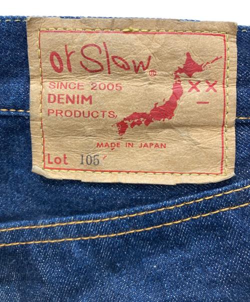 orSlow（オアスロウ）orSlow (オアスロウ) Original Standard Denim One Wash インディゴ サイズ:SIZE Lの古着・服飾アイテム