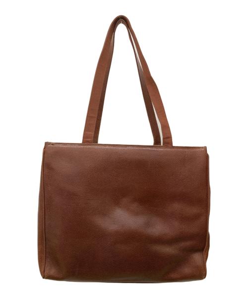 Salvatore Ferragamo（サルヴァトーレ フェラガモ）Salvatore Ferragamo (サルヴァトーレ フェラガモ) トートバッグ　ヴァラ ブラウンの古着・服飾アイテム